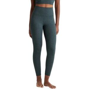 Quince Ultra-Soft High-Rise Legging in color Heather green